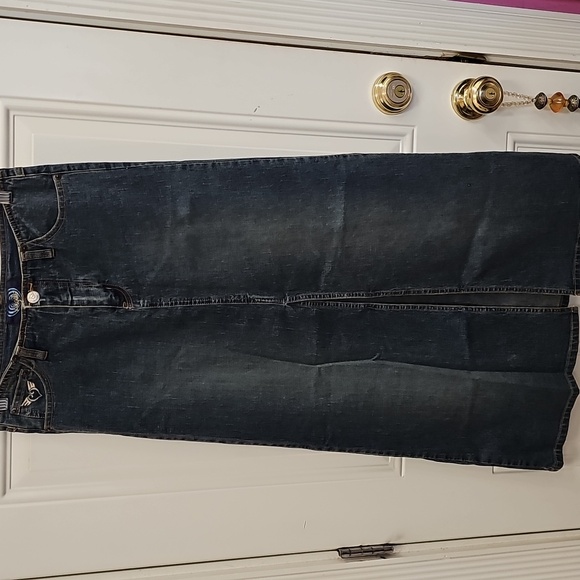 Y2k, 2000s, Maxi, Cotton, Skirt, Denim, Stretch, Office, School, Casual, Women's - Picture 1 of 9